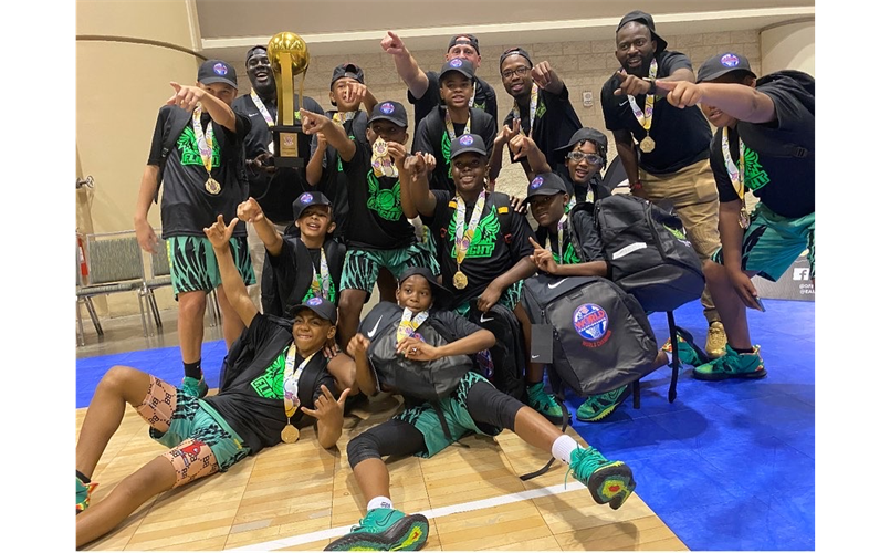 YOUR 2021 AAU 5TH GRADE D2 NATIONAL CHAMPIONS! 